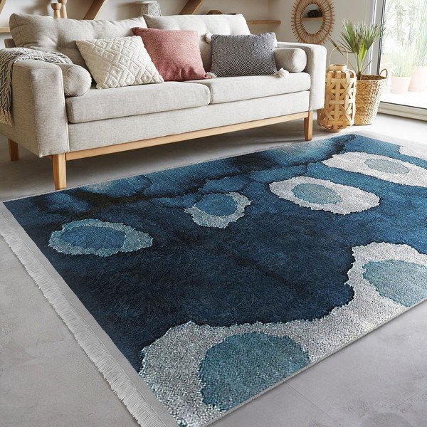 Modrý koberec 80x150 cm – Mila Home-image-1