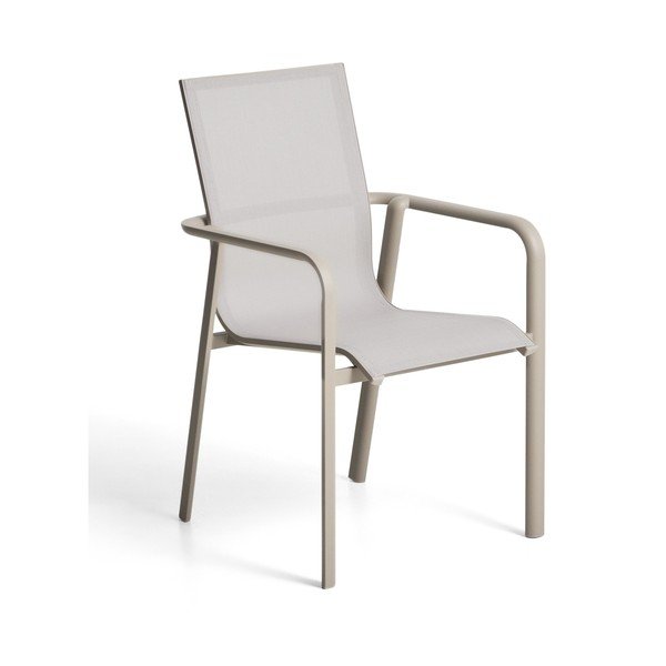 Béžová/taupe zahradní židle Canea – Kave Home