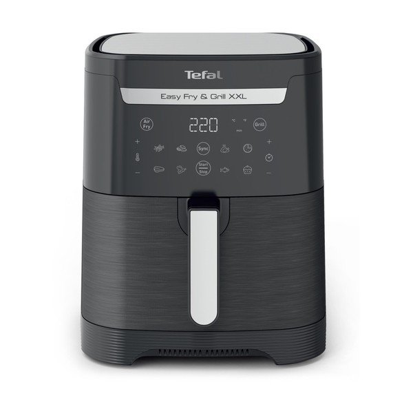 Černá horkovzdušná fritéza Easy Fry & Grill XXL EY801815 – Tefal