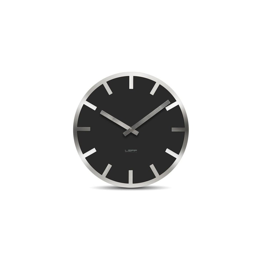 Nástěnné hodiny Black Metlev, 35 cm