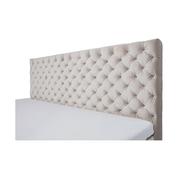 Bílá/krémová boxspring postel 200x200 cm La Maison – Meise Möbel-image-1