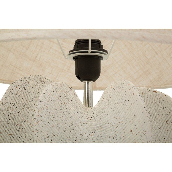 Krémová stolní lampa s textilním stínidlem (výška 63 cm) Ester – Mauro Ferretti-image-2