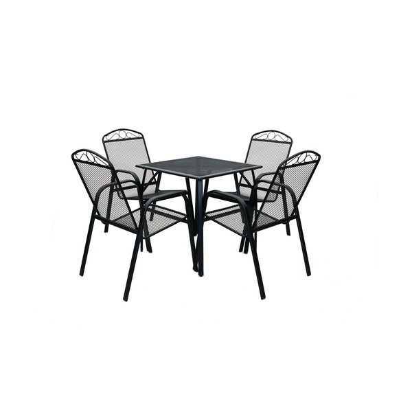 Kovový zahradní jídelní stůl 70x70 cm ZWMT – Rojaplast-image-4
