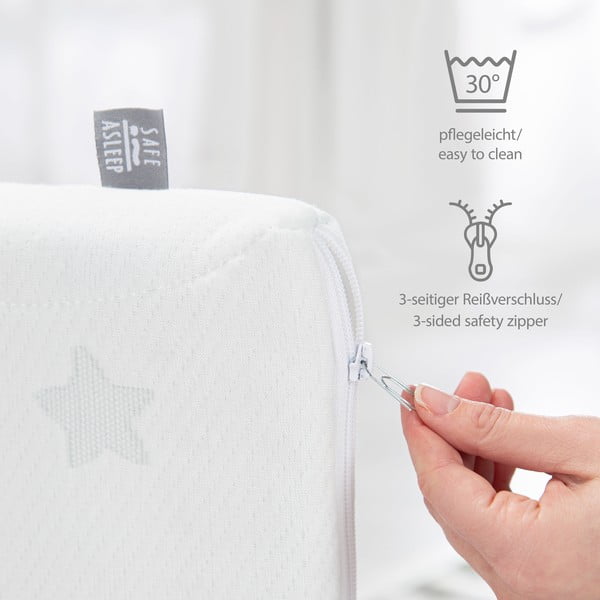 Pěnová dětská matrace s odnímatelným potahem 90x200 cm Comfort Air Roll – Roba-image-1