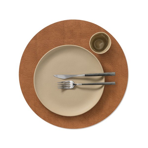 Prostírání z eko kůže ø 40 cm Circle XL Bull – LIND DNA-image-1