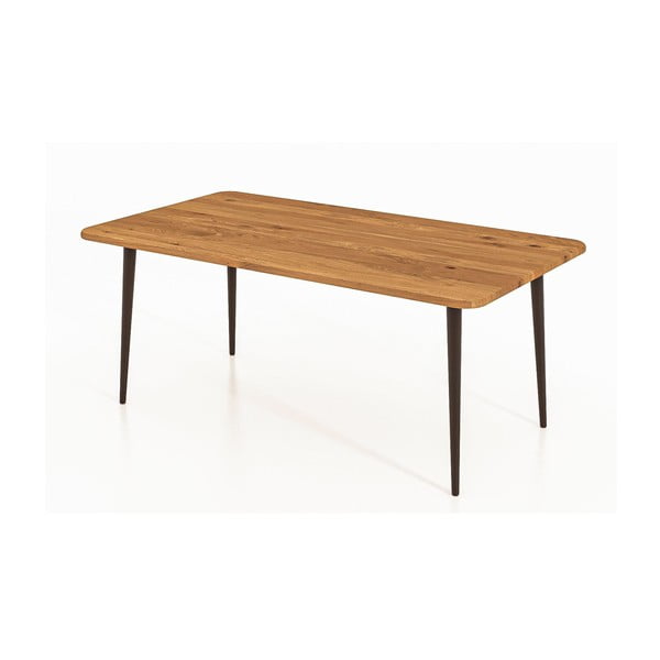 Konferenční stolek z dubového dřeva v přírodní barvě 60x110 cm Kula – The Beds-image-3