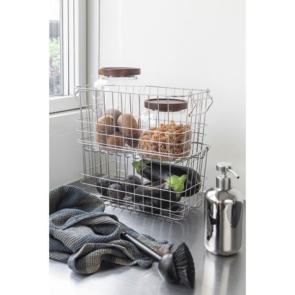Drátěný kovový košík 31x16,5x16 cm Store It – Mette Ditmer Denmark-image-2