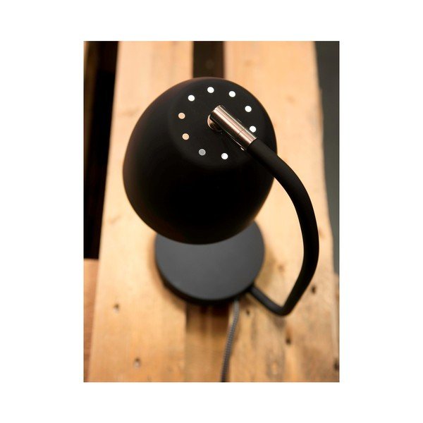 Černá stolní lampa s kovovým stínidlem (výška 28 cm) Newport – it's about RoMi-image-3