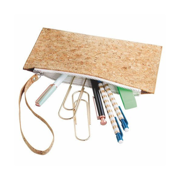 Taštička z korku a veganské kůže InterDesign Quin Accessory Clutch-image-4