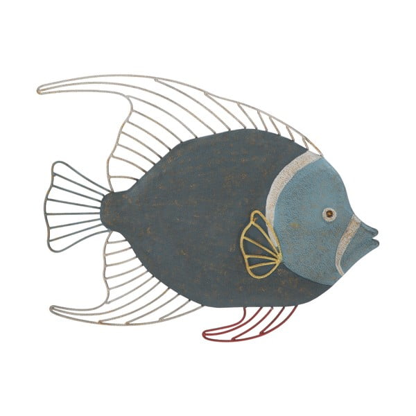 Nástěnná dekorace Mauro Ferretti Fish, 55,5 x 45 cm