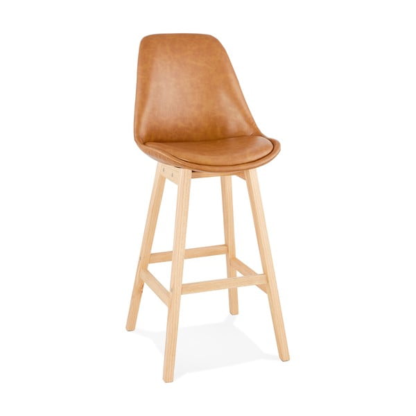 Hnědá barová židle Kokoon Janie, výška sedu 75 cm