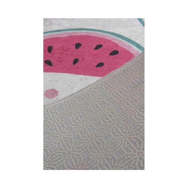 Sada 2 bílo-růžových koupelnových předložek Tropica Watermelon-image-1