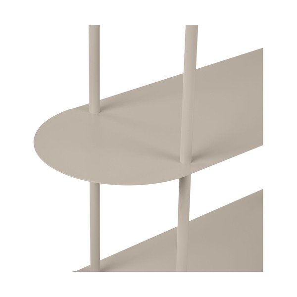 Béžový kovový regál 90x150x31 cm Rieti – House Nordic-image-3