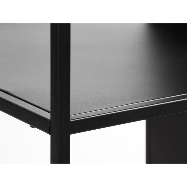 Černá kovová knihovna 90x180 cm Malibu – Unique Furniture-image-4