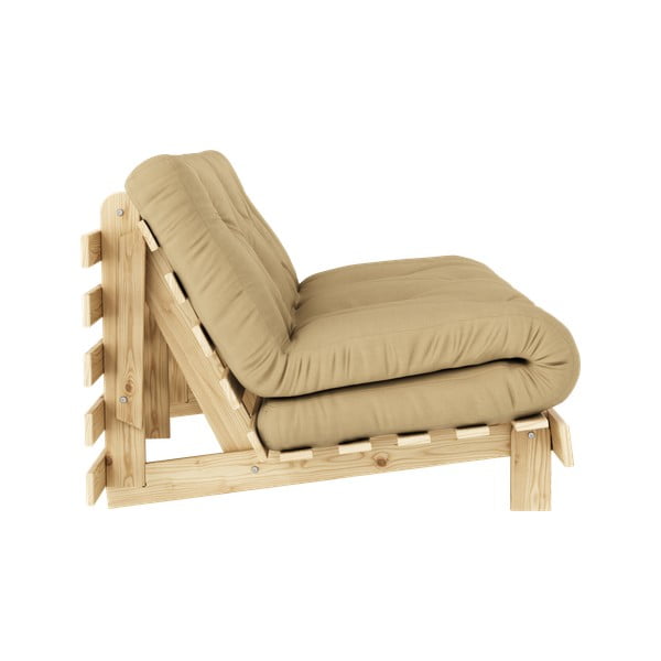 Žlutá rozkládací pohovka 160 cm Roots - Karup Design-image-4