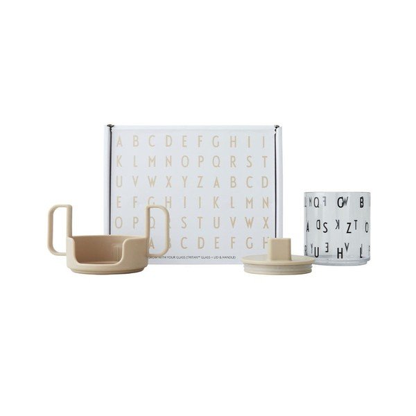 Béžový dětský hrnek Design Letters Grow With Your Cup-image-2