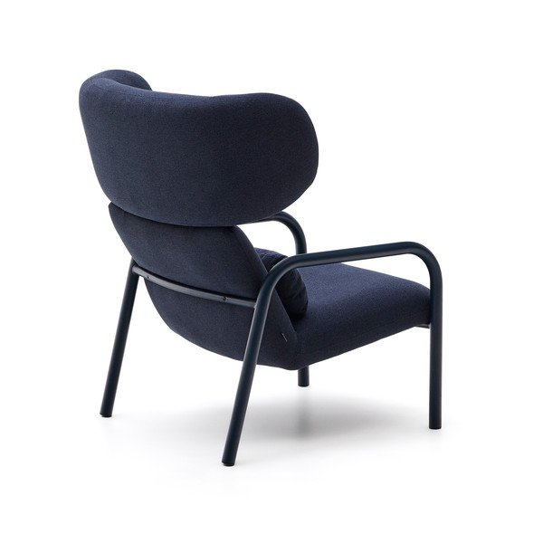 Tmavě modré křeslo Inari – Kave Home-image-4