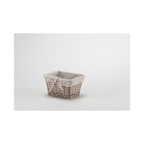 Šedý koš z vrbového proutí Compactor Vintage, šířka 23 cm-image-1
