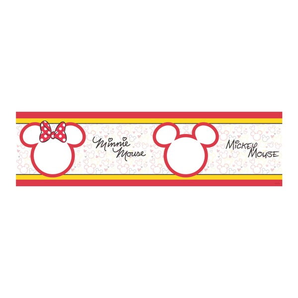 Samolepící bordura AG Design Mickey & Minnie, délka 5 m