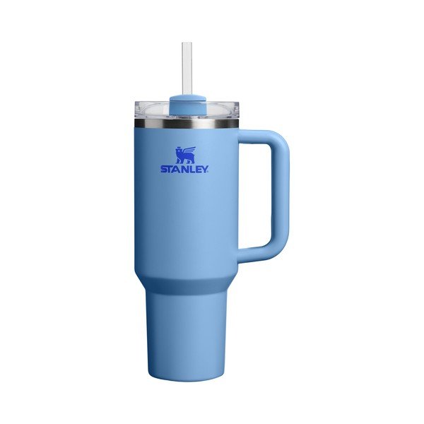 Modrá termoska s brčkem z nerezové oceli 1,18 l Quencher H2.O FlowState™ Tumbler Blue Sky – Stanley