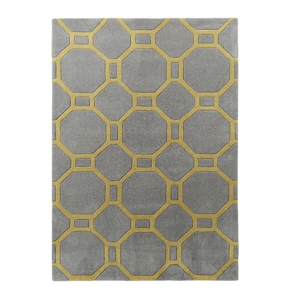 Žluto-šedý koberec Think Rugs Hong Kong, 150 x 230 cm