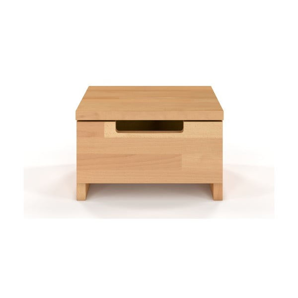 Noční stolek z bukového dřeva se zásuvkou SKANDICA Spectrum