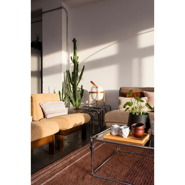 Bavlněný koberec v cihlové barvě 170x240 cm Twin Toffee – Lorena Canals-image-4