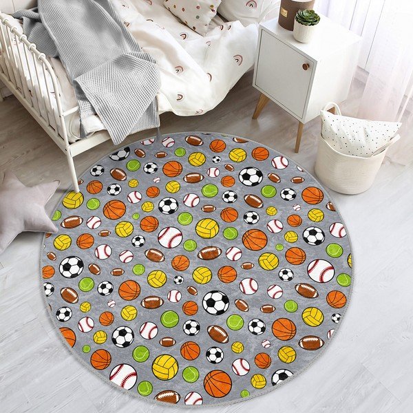 Dětský koberec ø 80 cm Comfort – Mila Home-image-4