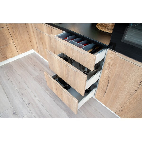 Rohová kuchyně s pracovní deskou (bez montáže) 170–180 cm Nico – STOLKAR-image-1