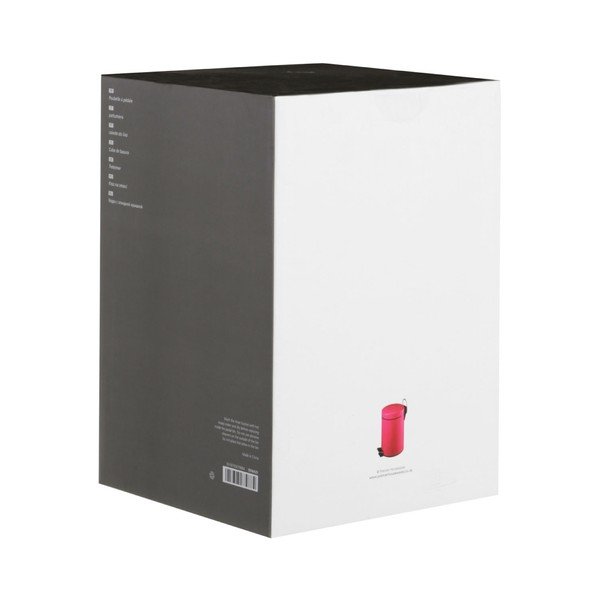 Růžový pedálový koš Premier Housewares, 3 l-image-2