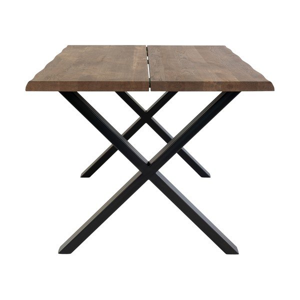 Jídelní stůl s deskou z masivního dubu House Nordic Toulon Smoked, 140 x 95 cm-image-3