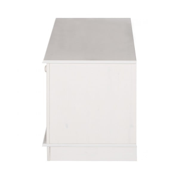 Bílý TV stolek z borovicového dřeva 137x47 cm Anita – Støraa-image-4