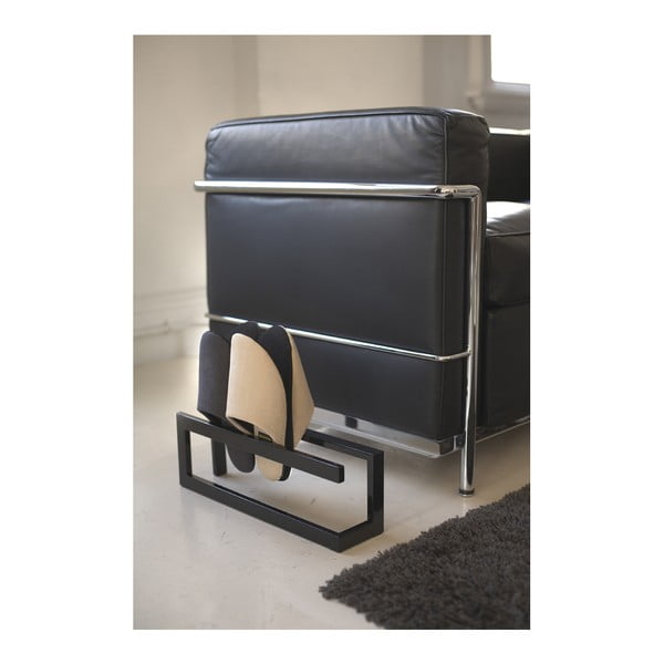 Černý kovový stojan na přezůvky Line – YAMAZAKI-image-2