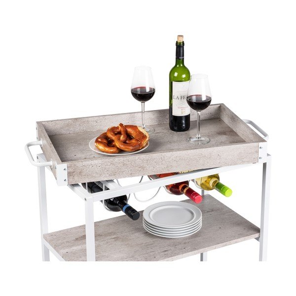 Servírovací stolek na kolečkách 40x80 cm Rustico – Wenko-image-4