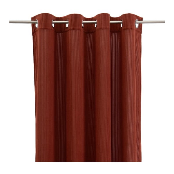 V terakotové barvě manšestrový závěs 140x260 cm Merely – Casa Selección