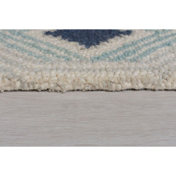 Béžovo-modrý vlněný koberec Flair Rugs Marco, 120 x 170 cm-image-2