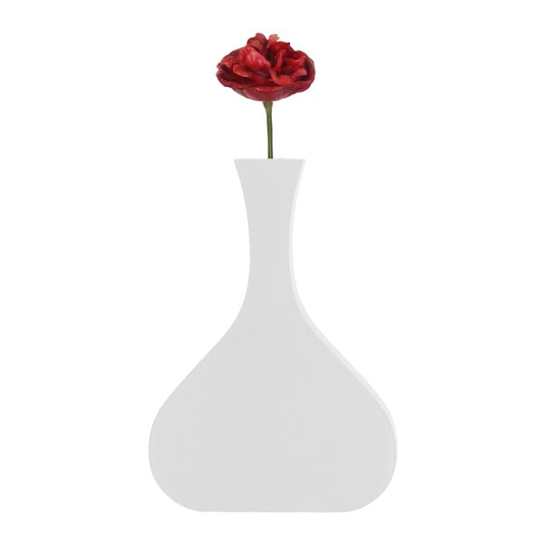 Nástěnná váza Vanity Tall White