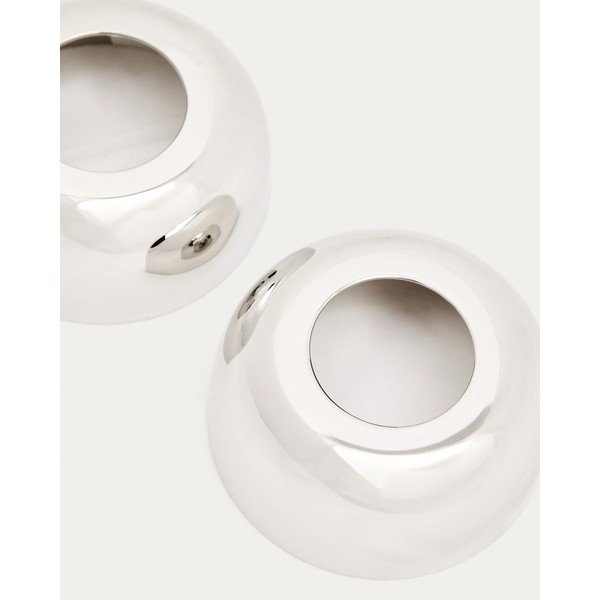 Stojánky na vajíčka v sadě 2 ks z nerezové oceli Nirela – Kave Home-image-2