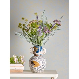 Ručně malovaná váza z kameniny (výška 23,5 cm) Hezha – Bloomingville
