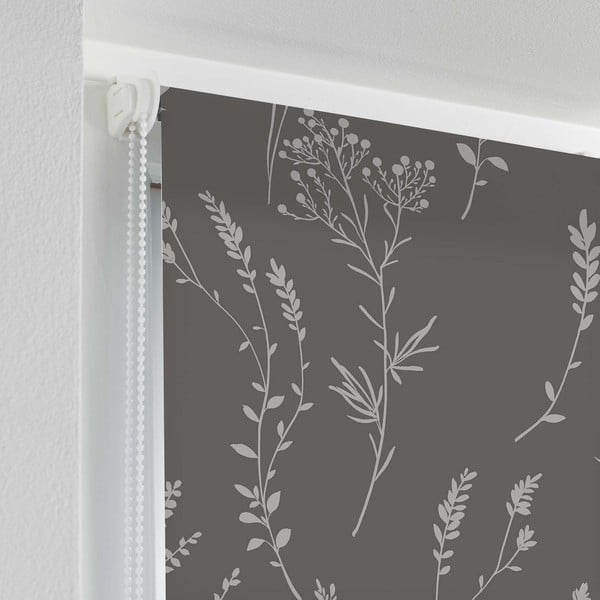 Antracitová textilní roleta 120x180 cm Forelista – douceur d'intérieur-image-1