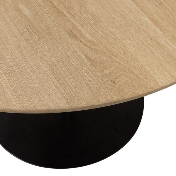 Kulatý jídelní stůl s deskou z dubového dřeva ø 120 cm Tablo – WOOOD-image-3
