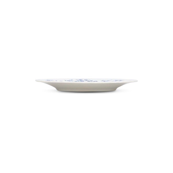 Bílý/modrý porcelánový talíř ø 21 cm Retro – BonBistro-image-4