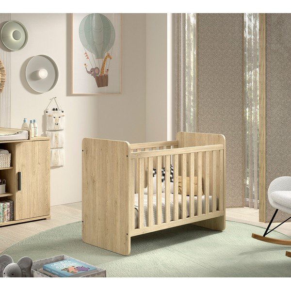 Postýlka v přírodní barvě 60x120 cm Sam – Vipack-image-1