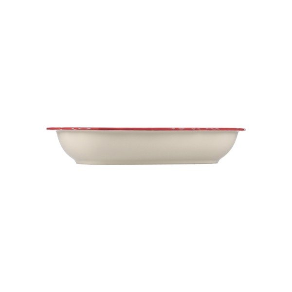 Vínový/slonovinový servírovací porcelánový talíř Cyril – S|P Collection-image-4