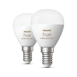 Smart žárovky v sadě 2 ks E14, 5 W White and color ambiance – Philips Hue