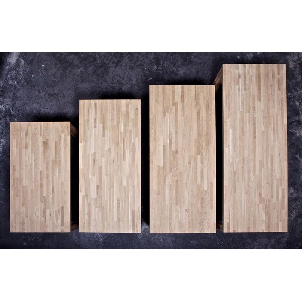 Dřevěný jídelní stůl WOOOD Largo Untreated, 85 x 150 cm-image-2