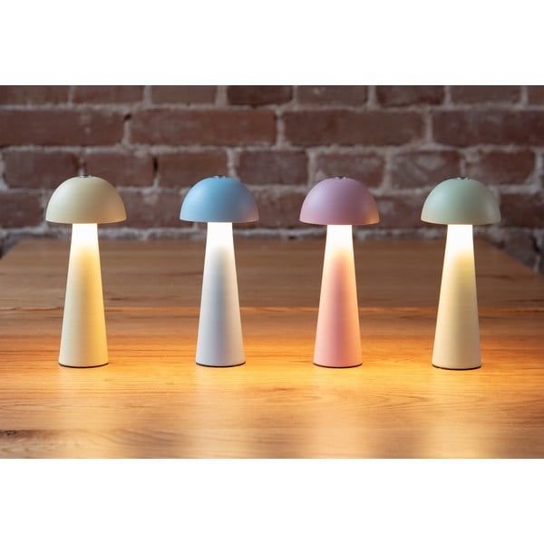 Růžová LED stolní lampa (výška 16,5 cm) Mini LED Dome – Leitmotiv-image-1