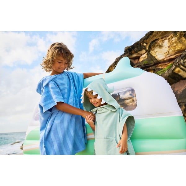 Zelená dětská plážová osuška s kapucí Sunnylife Monster, 3-6 let-image-2