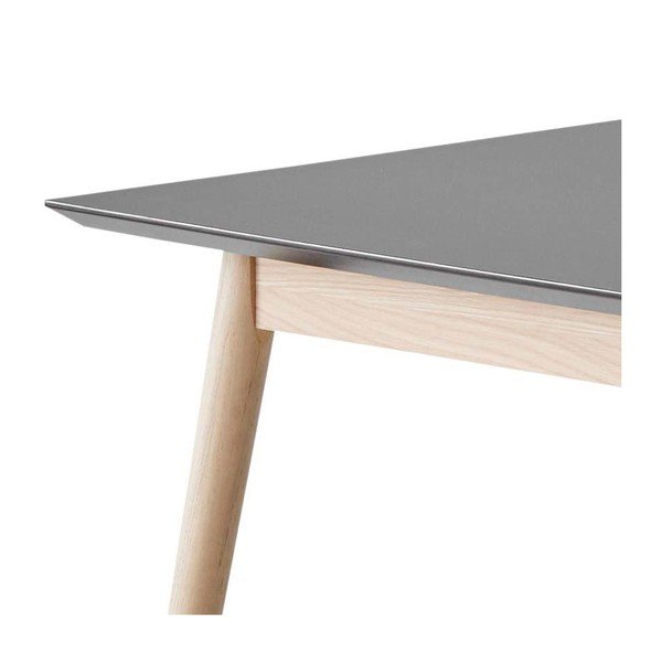 Rozkládací jídelní stůl v antracitovo-přírodní barvě 90x165 cm Meza – Hammel Furniture-image-4