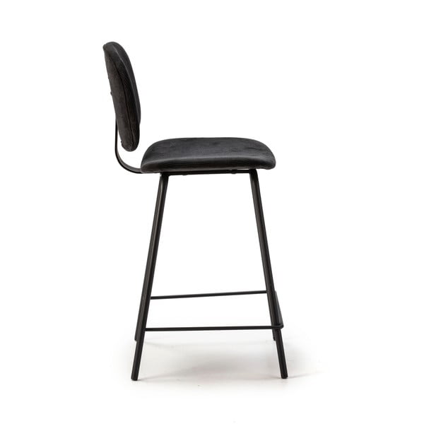 Černé barové židle v sadě 2 ks (výška sedáku 66 cm) Arus – Marckeric-image-4